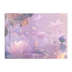 Enchanted Waterlilies And Bubbles Chopping Board