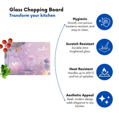 Enchanted Waterlilies And Bubbles Chopping Board