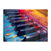 Colorful Melody: A Piano'S Dream Chopping Board