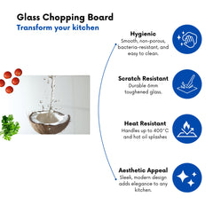 Splashing Coconut: A Fluid Moment Chopping Board