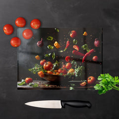Dynamic Levitation: Vegetable Ballet Chopping Board