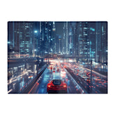 Red Streak Through Nighttime Dubai Chopping Board