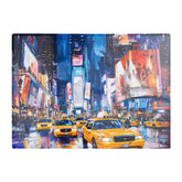 Neon Nights: Times Square Buzz Chopping Board