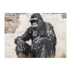 Urban Gorilla: Banksy Inspired Street Art Chopping Board