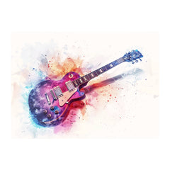 Cosmic Melody: Abstract Guitar Visions Chopping Board