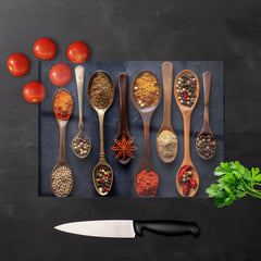 Spice Spectrum: Culinary Colors Chopping Board