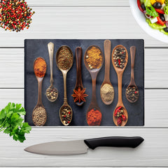 Spice Spectrum: Culinary Colors Chopping Board