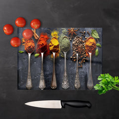 Herbs & Spices: Gastronomic Canvas Chopping Board