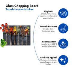 Herbs & Spices: Gastronomic Canvas Chopping Board