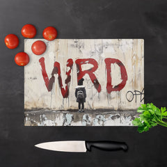Banksy Inspired: Warren Reed Designer Chopping Board