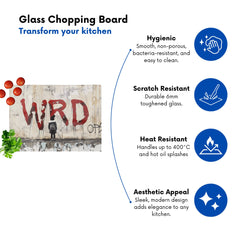 Banksy Inspired: Warren Reed Designer Chopping Board