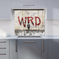 Banksy Inspired: Warren Reed Designer Kitchen Splashback