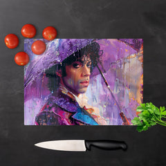 Purple Rain Tribute To Prince Chopping Board