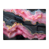 Pink And Black Marble Effect Chopping Board