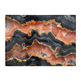Black Pink And Gold Marble Effect Chopping Board