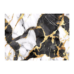 Gold And Black Marble Effect Chopping Board