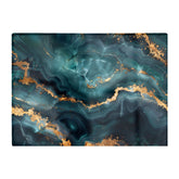 Blue, Gold Marble Effect Chopping Board