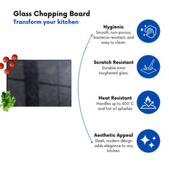 Black Concrete Effect Chopping Board