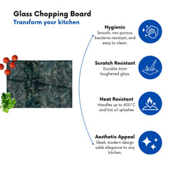 Dark Green Quartz Effect Chopping Board