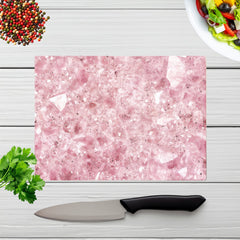 Pink Quartz Effect Chopping Board