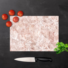 Polished Pale Pink Quartz Effect Chopping Board