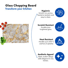 Gold Quartz Effect Chopping Board