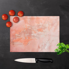 Pink Grunge Effect Chopping Board