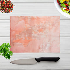 Pink Grunge Effect Chopping Board