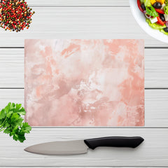 Minimalistic Pink Grunge Effect Chopping Board