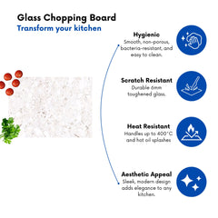 Off White Quartz Effect Chopping Board