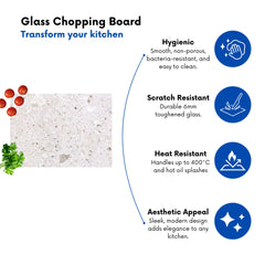 Off Grey Quartz Effect Chopping Board