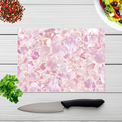 Light Pink Quartz Effect Chopping Board
