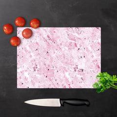Plush Pink Quartz Effect Chopping Board