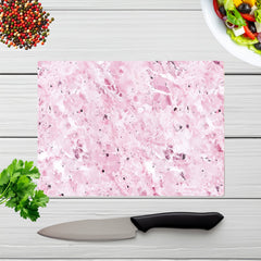 Plush Pink Quartz Effect Chopping Board