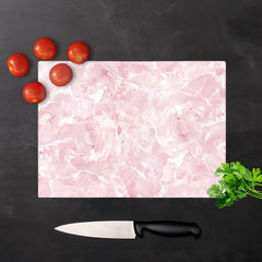 Polished Pink Quartz Effect Chopping Board