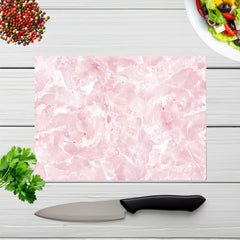 Polished Pink Quartz Effect Chopping Board