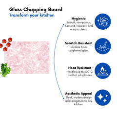 Polished Pink Quartz Effect Chopping Board