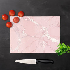 Baby Pink Quartz Effect Chopping Board