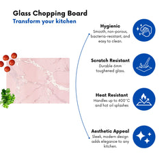 Baby Pink Quartz Effect Chopping Board