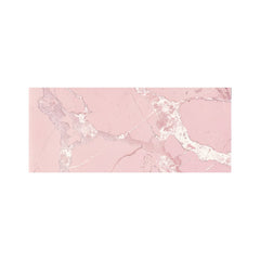 Baby Pink Quartz Effect Glass Bathroom Splashback