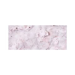 Pale Pink Quartz Effect Glass Bathroom Splashback