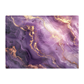 Purple And Gold Marble Effect Chopping Board