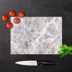 Polished Grey Marble Effect Chopping Board