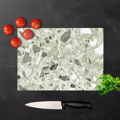 Sage Green And White Quartz Effect Chopping Board