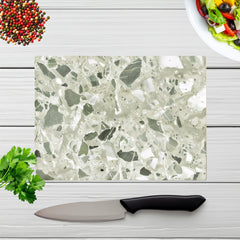 Sage Green And White Quartz Effect Chopping Board