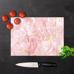 Rose Marble Effect Chopping Board