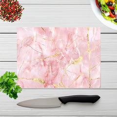 Rose Marble Effect Chopping Board