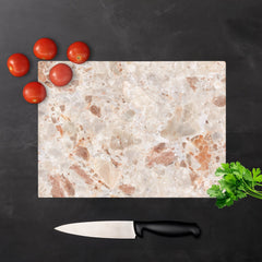 Polished Sweet Peach Quartz Effect Chopping Board