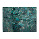 Teal Quartz Effect Chopping Board