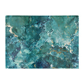 Bright Teal Quartz Effect Chopping Board